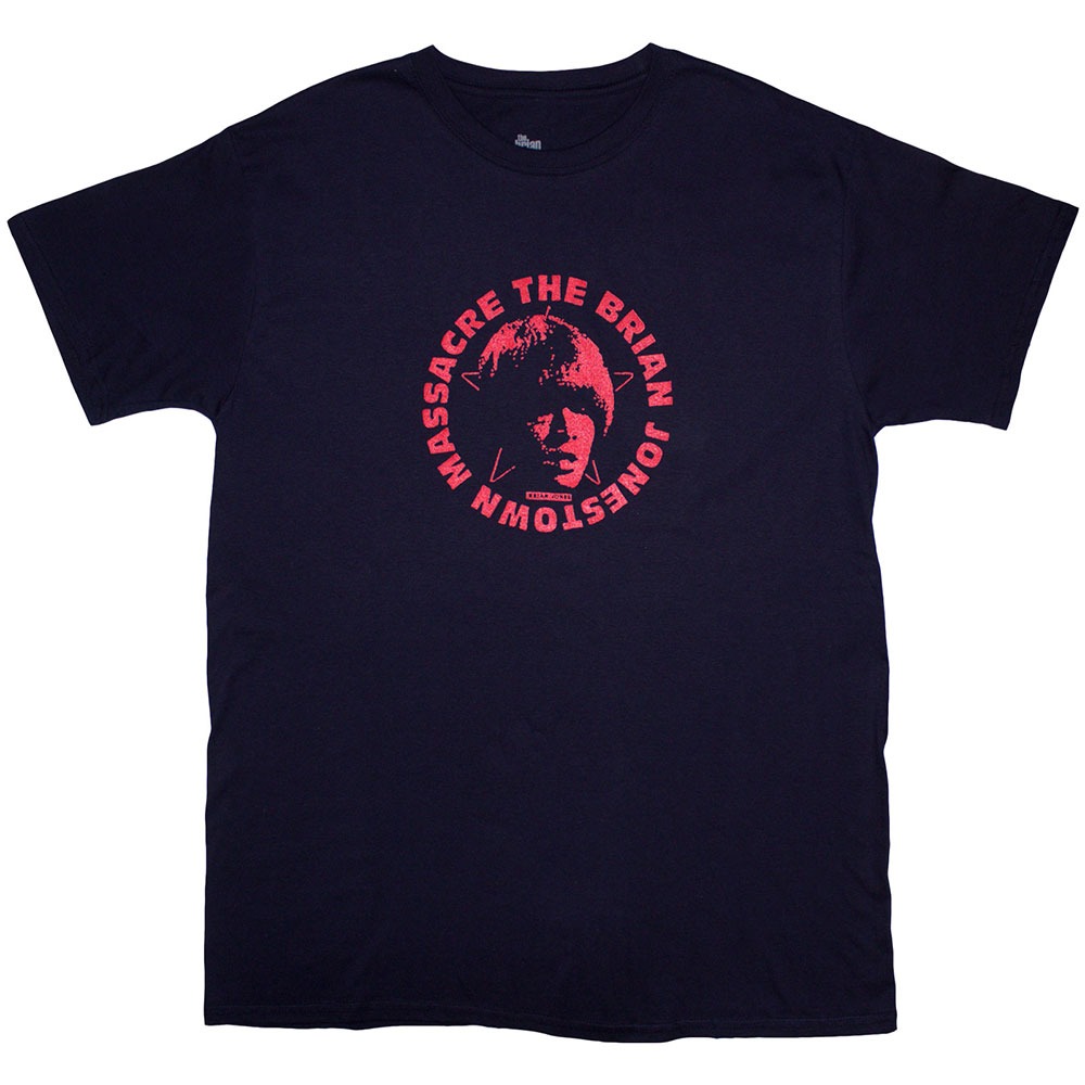 The Brian Jonestown Massacre - Logo Heren Tshirt - Donkerblauw